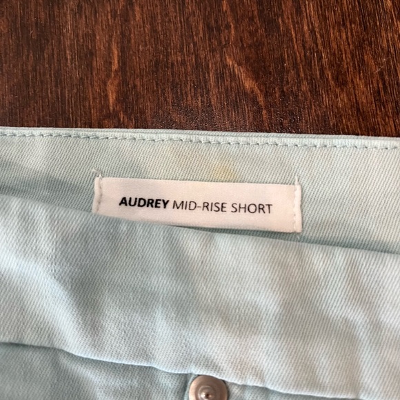 *Aqua* Tribal Jeans Audrey Mid Rise Short Size 10 Aqua Color - Picture 4 of 8